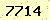 請輸入此驗證碼 : 7714