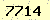 請輸入此驗證碼 : 7714