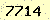 請輸入此驗證碼 : 7714