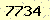 請輸入此驗證碼 : 7734