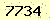 請輸入此驗證碼 : 7734