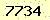 請輸入此驗證碼 : 7734