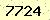 請輸入此驗證碼 : 7724