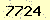 請輸入此驗證碼 : 7724