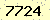 請輸入此驗證碼 : 7724