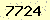 請輸入此驗證碼 : 7724