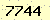 請輸入此驗證碼 : 7744