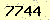 請輸入此驗證碼 : 7744