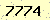 請輸入此驗證碼 : 7774
