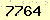 請輸入此驗證碼 : 7764