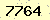 請輸入此驗證碼 : 7764