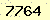 請輸入此驗證碼 : 7764