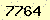 請輸入此驗證碼 : 7764