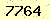 請輸入此驗證碼 : 7764