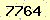 請輸入此驗證碼 : 7764