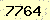 請輸入此驗證碼 : 7764