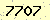 請輸入此驗證碼 : 7707