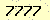 請輸入此驗證碼 : 7777
