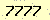 請輸入此驗證碼 : 7777