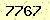 請輸入此驗證碼 : 7767