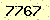 請輸入此驗證碼 : 7767
