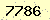 請輸入此驗證碼 : 7786