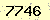 請輸入此驗證碼 : 7746