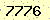 請輸入此驗證碼 : 7776