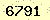 請輸入此驗證碼 : 6791