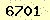 請輸入此驗證碼 : 6701