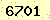 請輸入此驗證碼 : 6701