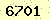 請輸入此驗證碼 : 6701