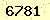 請輸入此驗證碼 : 6781