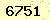 請輸入此驗證碼 : 6751