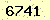 請輸入此驗證碼 : 6741
