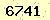 請輸入此驗證碼 : 6741