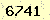 請輸入此驗證碼 : 6741