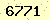 請輸入此驗證碼 : 6771