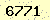 請輸入此驗證碼 : 6771