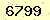 請輸入此驗證碼 : 6799
