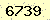 請輸入此驗證碼 : 6739
