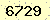 請輸入此驗證碼 : 6729