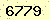 請輸入此驗證碼 : 6779