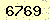 請輸入此驗證碼 : 6769