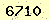 請輸入此驗證碼 : 6710