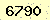 請輸入此驗證碼 : 6790
