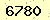 請輸入此驗證碼 : 6780