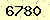 請輸入此驗證碼 : 6780