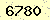 請輸入此驗證碼 : 6780