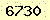 請輸入此驗證碼 : 6730